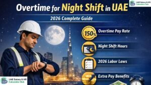 Read more about the article Overtime for Night Shift in UAE – Is It 150% or More? (2026 Rules Explained)
