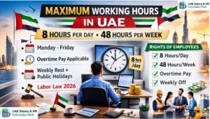 Read more about the article Maximum Working Hours in UAE (2026 Labour Law – Overtime Rules Explained)