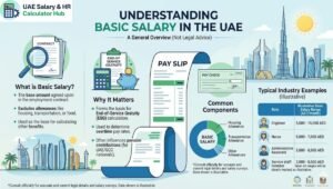 Read more about the article Basic Salary in UAE Explained (2026): Difference Between Basic, Gross & Net Salary