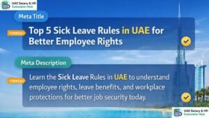 Read more about the article Sick Leave Rules in UAE (2026 Labour Law): Salary, Days & Employee Rights
