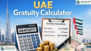 Read more about the article UAE Gratuity Calculator Guide (2026): Easily Calculate Your End-of-Service Benefits